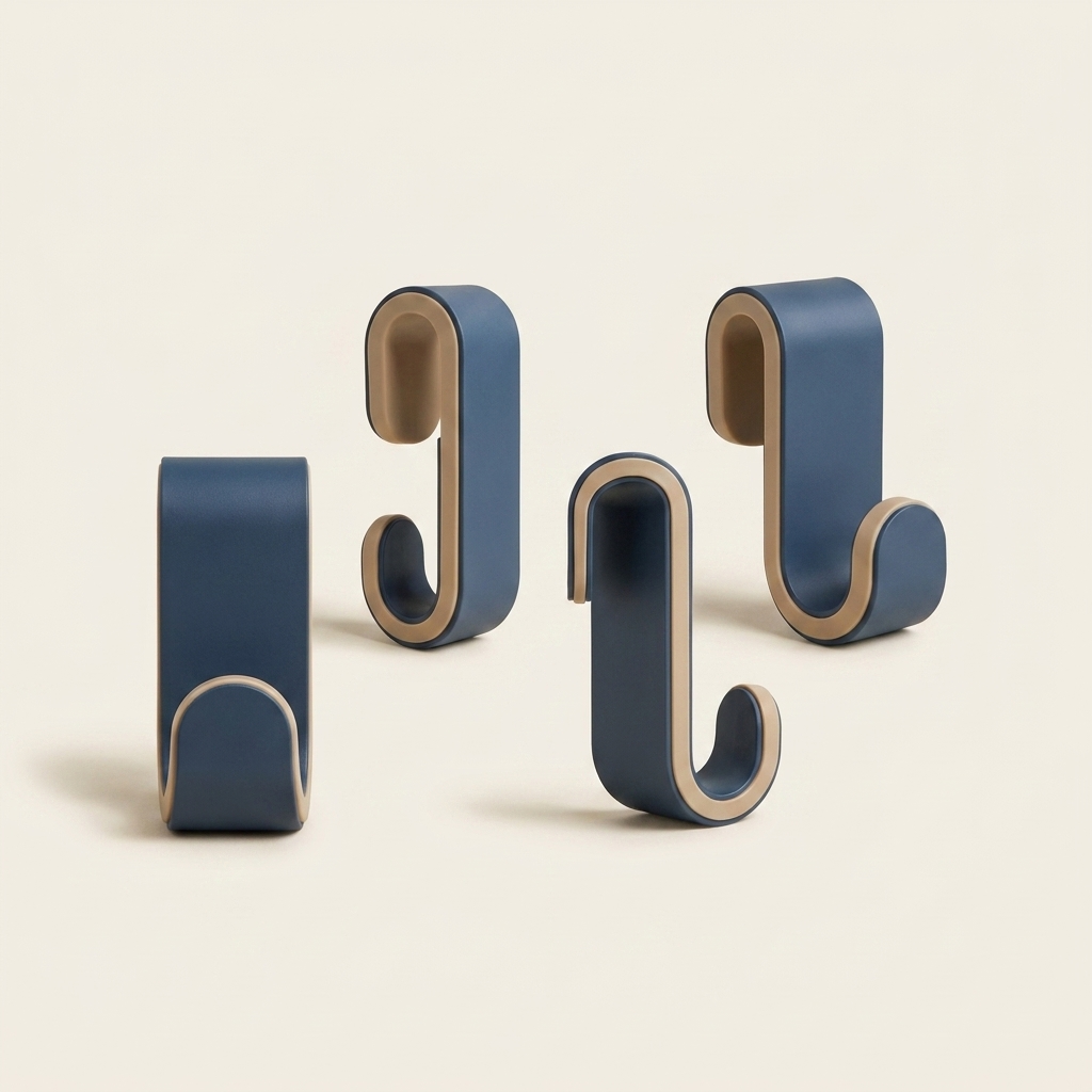 Four-piece plant hook set.